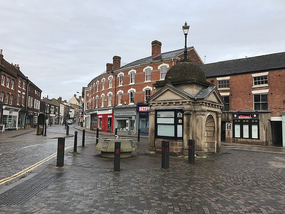 Uttoxeter town centre